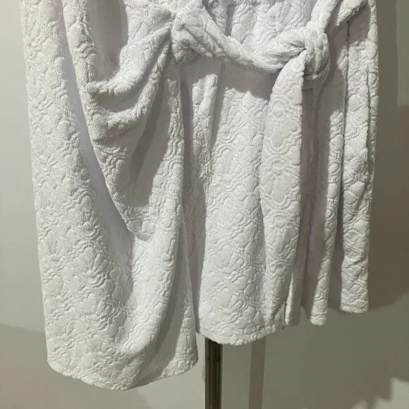 NWT Tommy Bahama Textured Terry Beach Romper in White Sz Small Fits Like Sz 6-8 - Picture 12 of 15